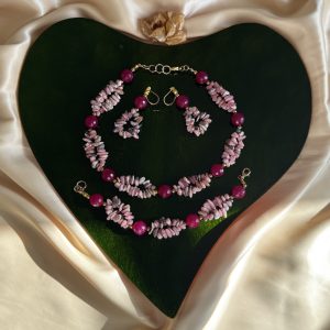 Trio Set - Necklace, Earrings, Bracelet